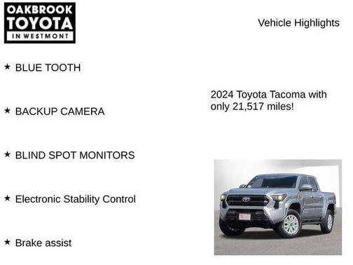 Celestial Silver Metallic 2024 Toyota Tacoma SR5
