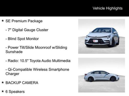 2025 Toyota Corolla Hybrid SE