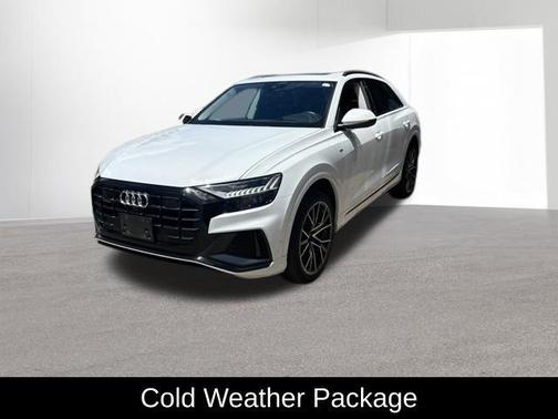 Glacier White Metallic 2020 Audi Q8 55 Prestige