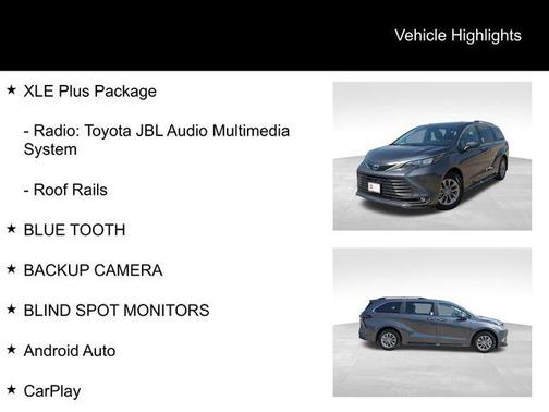 2025 Toyota Sienna XLE 7 Passenger