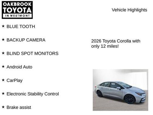 2026 Toyota Corolla SE