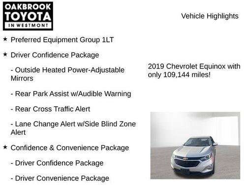 Silver Ice Metallic 2019 Chevrolet Equinox 1LT