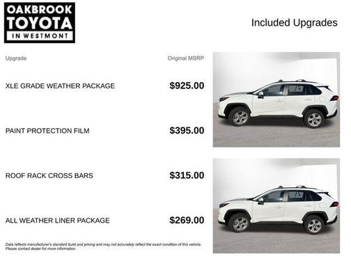Super White 2020 Toyota RAV4 XLE