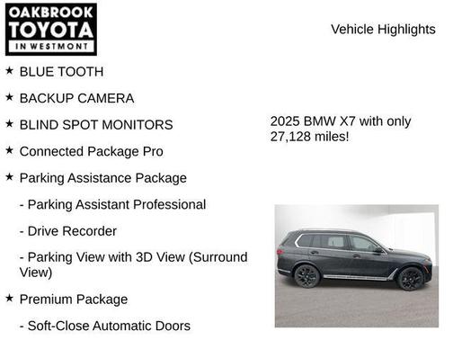 2025 BMW X7 xDrive40i