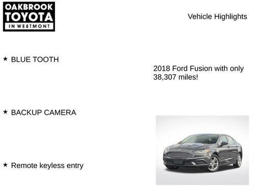 Magnetic Metallic 2018 Ford Fusion Hybrid S