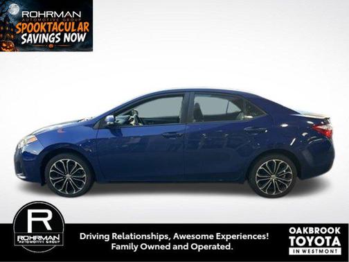 Blue Crush Metallic 2015 Toyota Corolla S Premium