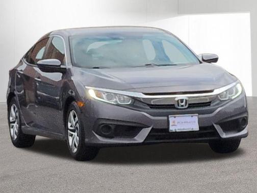 Modern Steel Metallic 2018 Honda Civic LX