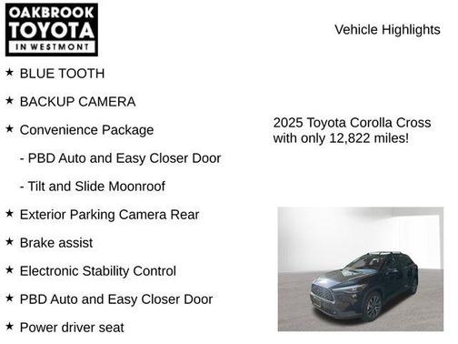 Jet Black 2025 Toyota Corolla Cross XLE