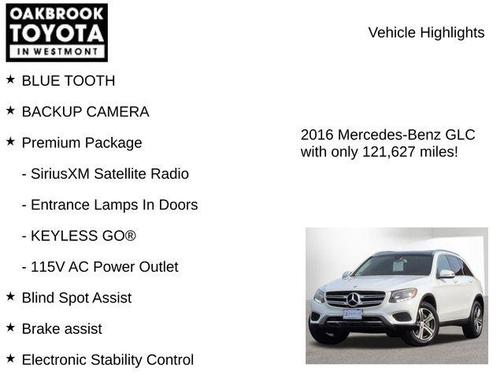 Polar White 2016 Mercedes-Benz GLC 300 4MATIC