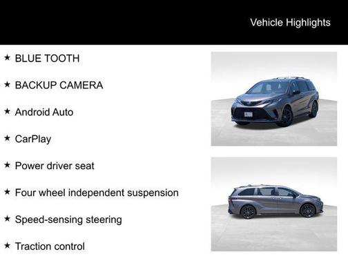 2022 Toyota Sienna XSE 7 Passenger