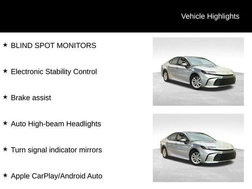 Celestial Silver Metallic 2025 Toyota Camry LE
