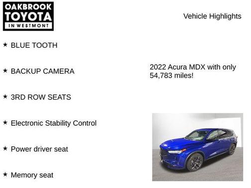 2022 Acura MDX A-Spec Package