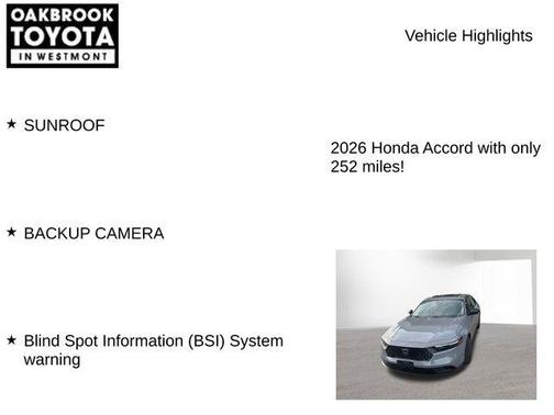 Urban Gray Pearl 2026 Honda Accord SE