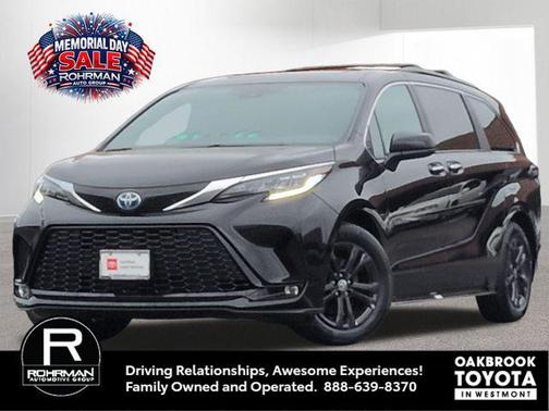 Midnight Black Metallic 2024 Toyota Sienna XSE 7 Passenger