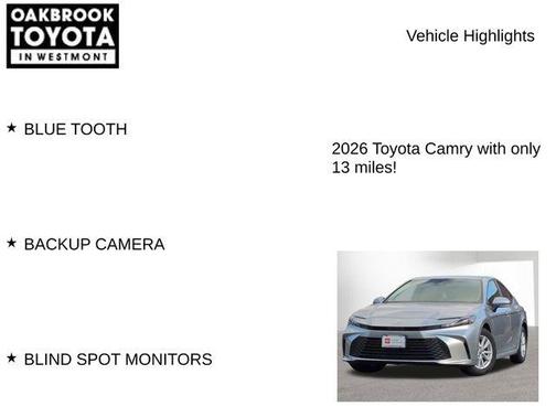 Celestial Silver Metallic 2026 Toyota Camry LE