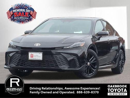 Midnight Black Metallic 2026 Toyota Camry SE