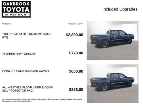 Midnight Black Metallic 2019 Toyota Tacoma TRD Off Road