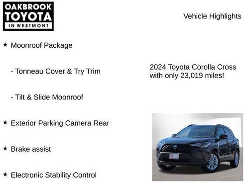 Jet Black 2024 Toyota Corolla Cross LE