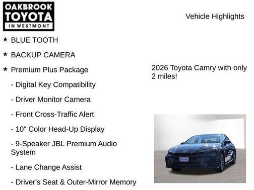 2026 Toyota Camry XLE