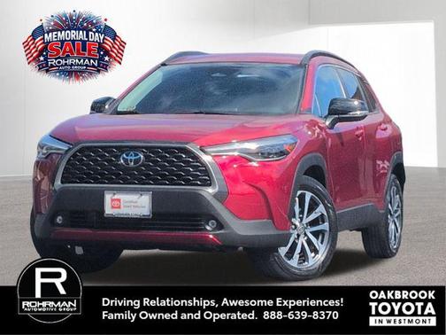Soul Red Crystal 2025 Toyota Corolla Cross XLE