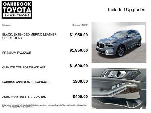 Gray 2025 BMW X7 xDrive40i