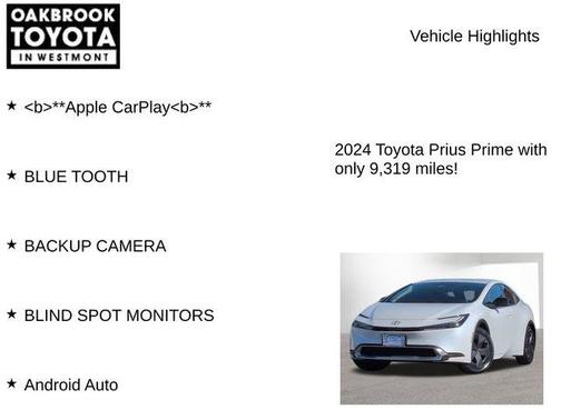 Wind Chill Pearl 2024 Toyota Prius Prime SE