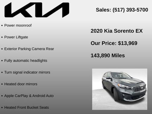 Gravity Gray 2020 Kia Sorento EX