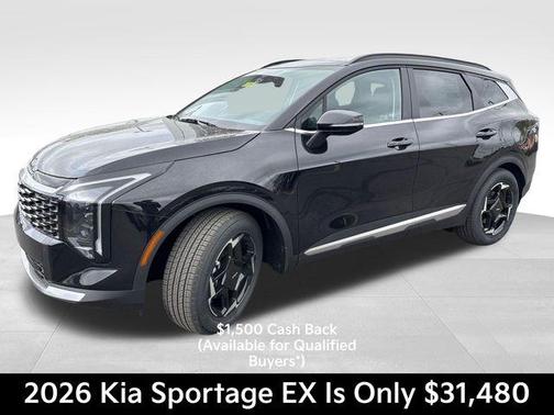 Ebony Black 2026 Kia Sportage EX