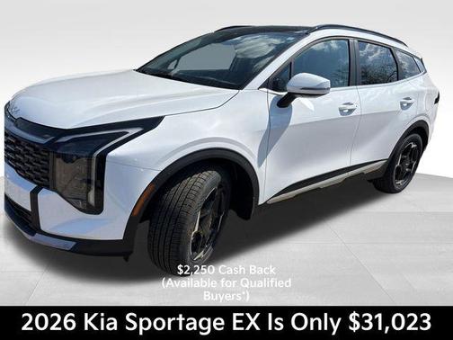 Glacial White Pearl 2026 Kia Sportage EX