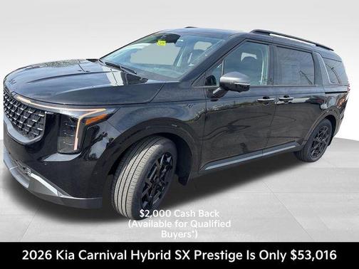 Aurora Black Pearl 2026 Kia Carnival Hybrid SX Prestige