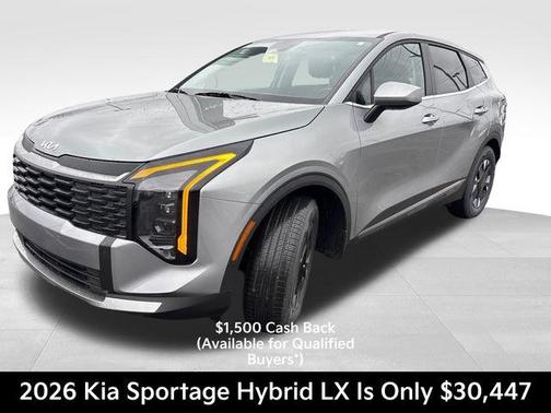 Steel Gray 2026 Kia Sportage Hybrid LX