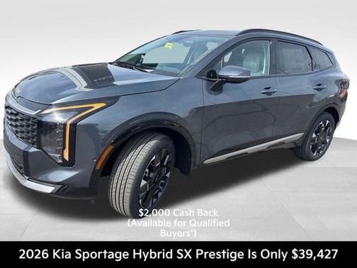 Gravity Gray 2026 Kia Sportage Hybrid SX-Prestige