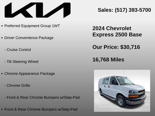 2024 Chevrolet Express 2500 Work Van