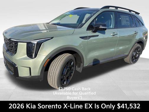 Jungle Green 2026 Kia Sorento X-Line EX