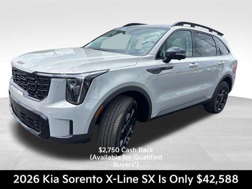 Wolf Gray 2026 Kia Sorento X-Line SX