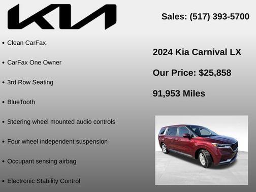 2024 Kia Carnival LX
