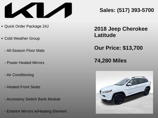 2018 Jeep Cherokee Latitude