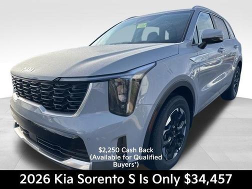 Wolf Gray 2026 Kia Sorento S