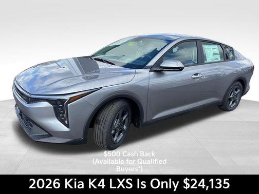 Steel Gray 2026 Kia K4 LXS