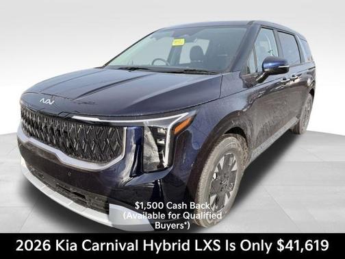 Deep Chroma Blue 2026 Kia Carnival Hybrid LXS