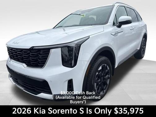 Glacial White Pearl 2026 Kia Sorento S