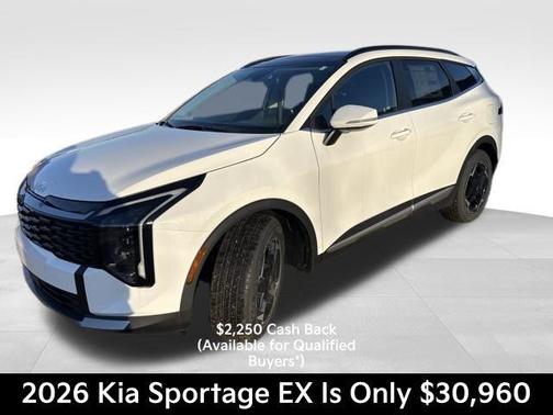 Glacial White Pearl 2026 Kia Sportage EX