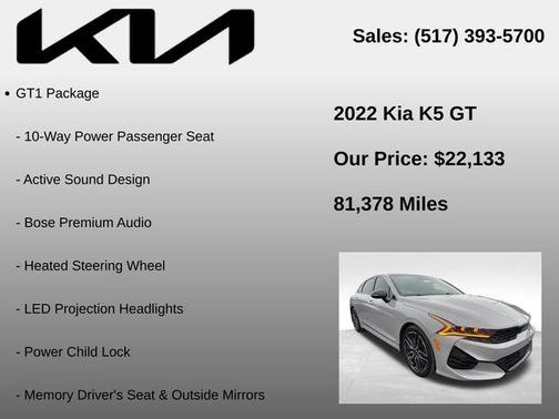 2022 Kia K5 GT