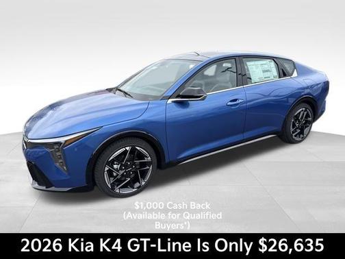 Wave Blue 2026 Kia K4 GT-LINE