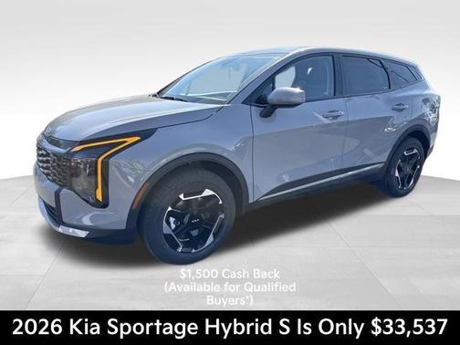 Wolf Gray 2026 Kia Sportage Hybrid S