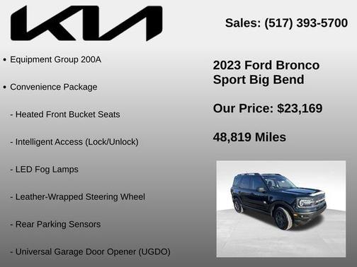 2023 Ford Bronco Sport Big Bend