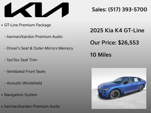 2025 Kia K4 GT-Line