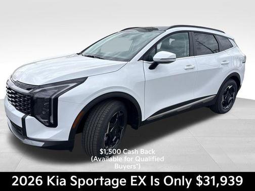 Glacial White Pearl 2026 Kia Sportage EX
