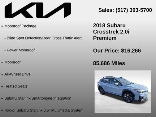 2018 Subaru Crosstrek 2.0i Premium