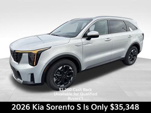 Ivory Silver 2026 Kia Sorento S